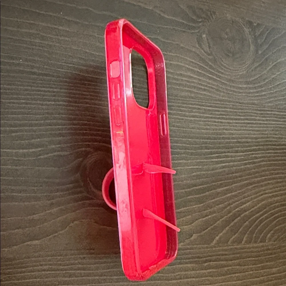 Loopy Red and Pink Striped Phone Case iPhone 14 Pro Max - Picture 3 of 5